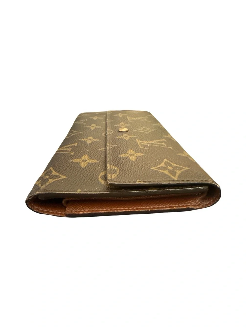 Louis Vuitton Monogram Canvas Continental Wallet in Brown and Gold